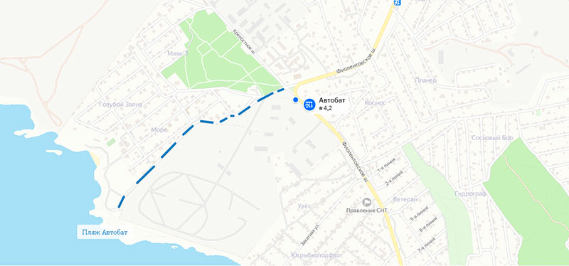 Дорога к пляжу Автобат Мыс Фиолент Дорога к пляжу Автобат Мыс Фиолент